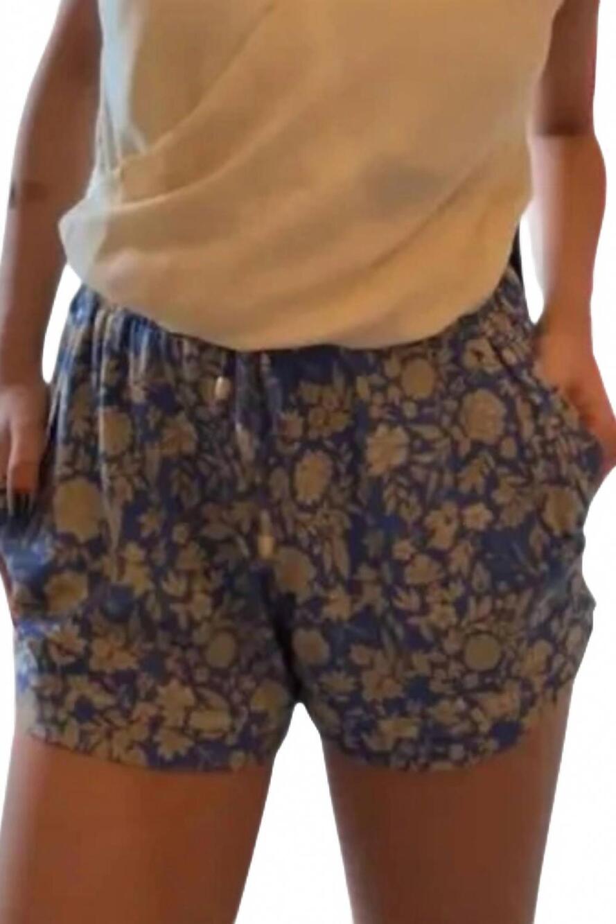 NEW KHUSH hoya light shorts in jardin blue